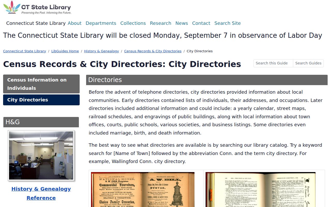 South Windsor city directory Connecticut State Library guide