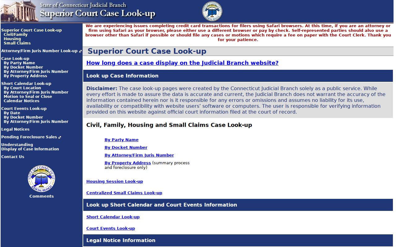 South Windsor residents directory Connecticut civil inquiry search