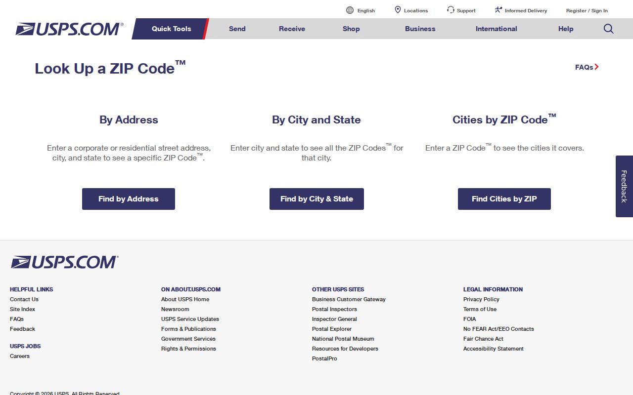 South Windsor ZIP code directory, USPS address city-state and ZIP lookup modes